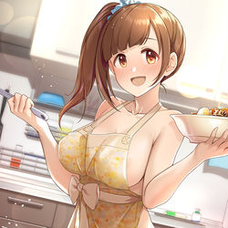 This is a pixiv picture whose title is 【209】「いっぱい食べてくださいね」.