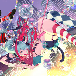 This is a pixiv picture whose title is 骸骨楽団とリリア Covered by NEFFY & VITT.