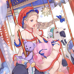 This is a pixiv picture whose title is おやすみカルーセル.