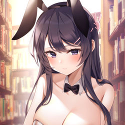 This is a pixiv picture whose title is バニーガール先輩.