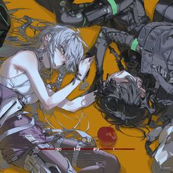 This is a pixiv picture whose title is 楽園殺し.