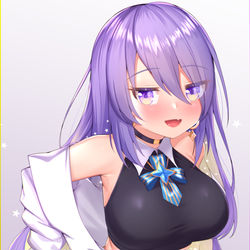 This is a pixiv picture whose title is Moona Hoshinova.