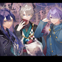This is a pixiv picture whose title is V.