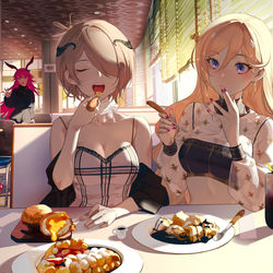 This is a pixiv picture whose title is Houkai Impact HK theme..