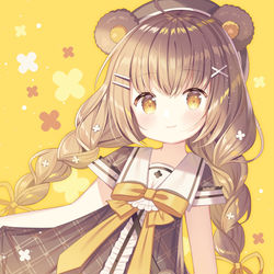 This is a pixiv picture whose title is 「新しいお洋服、どうですか？」.