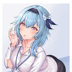 This is a pixiv picture whose title is OL Eula.