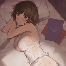 This is a pixiv picture whose title is ネグリジェ詩子お姉さん.