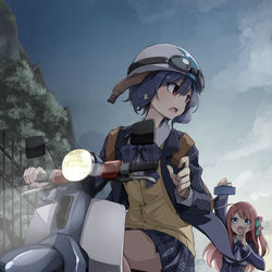 This is a pixiv picture whose title is ちょ、愛ちゃーん、お弁当わすれとるよー！.