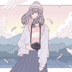 This is a pixiv picture whose title is 望郷.