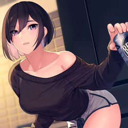 This is a pixiv picture whose title is お酒くれるお姉さん.