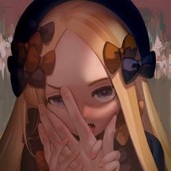 This is a pixiv picture whose title is アビーとぐだ男.