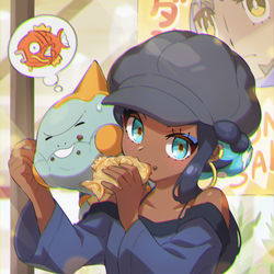This is a pixiv picture whose title is ルリナポケマス参戦記念.