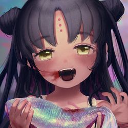 This is a pixiv picture whose title is 人魚を食すリリィ.