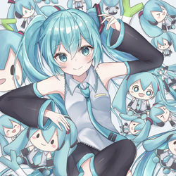 This is a pixiv picture whose title is みくづくし！.