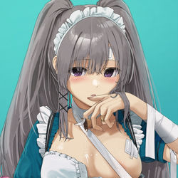 This is a pixiv picture whose title is メイドきりりん.