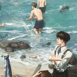 This is a pixiv picture whose title is Ocean.