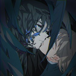 This is a pixiv picture whose title is 黒ハウル.