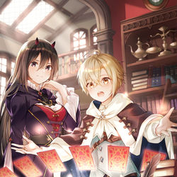 This is a pixiv picture whose title is 小さな魔法の物語.