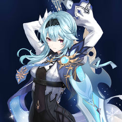 This is a pixiv picture whose title is eula.