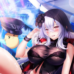 This is a pixiv picture whose title is 水着グラーフさん.