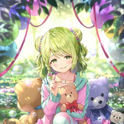 This is a pixiv picture whose title is 森中花咲誕生日グッズ.