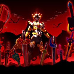 This is a pixiv picture whose title is 仮面ライダーソロモン.