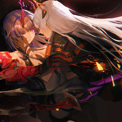 This is a pixiv picture whose title is 残镜.