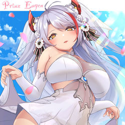 This is a pixiv picture whose title is プリンツ・オイゲン.