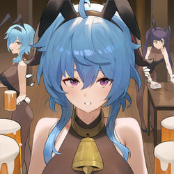 This is a pixiv picture whose title is ココナッツビール一つ！.