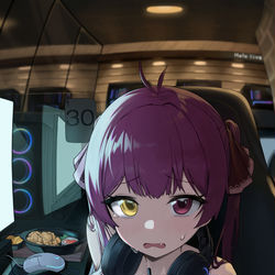 This is a pixiv picture whose title is マリン船長.