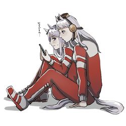 This is a pixiv picture whose title is マックイーンとゴルシ1.