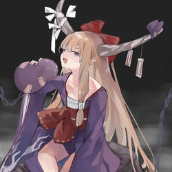 This is a pixiv picture whose title is 東方落書き.