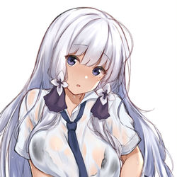 This is a pixiv picture whose title is 【アズレン】梅雨【イラストリアス】.