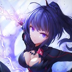 This is a pixiv picture whose title is 「-芽衣・再起-」.