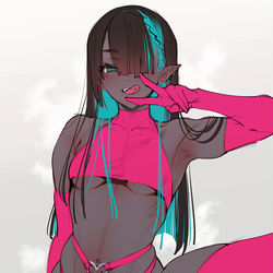 This is a pixiv picture whose title is ♀⇔♂.
