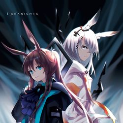 This is a pixiv picture whose title is Amiya x Frostnova.