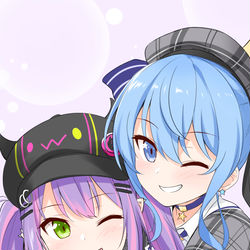 This is a pixiv picture whose title is すいちゃんとTMT.