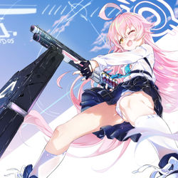 This is a pixiv picture whose title is ホシノ先輩.