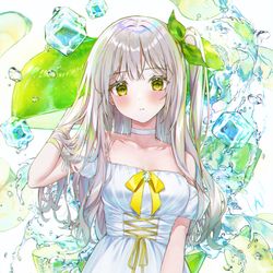This is a pixiv picture whose title is 🍏.