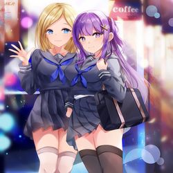 This is a pixiv picture whose title is ナイトライフ.