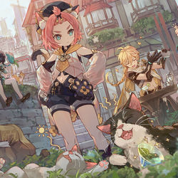 This is a pixiv picture whose title is 🐱🍸.