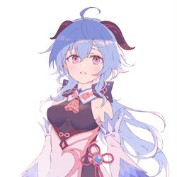 This is a pixiv picture whose title is 甘雨.