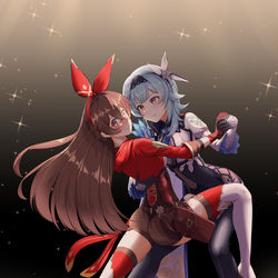 This is a pixiv picture whose title is It takes two to tango.