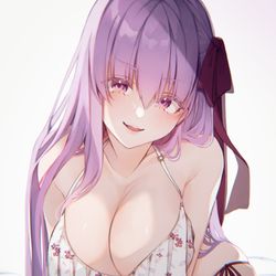 This is a pixiv picture whose title is どこ見てるんですかぁ？せ･ん･ぱ･い？♥.
