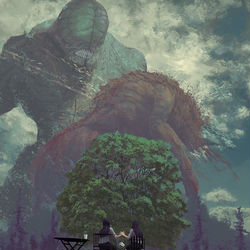 This is a pixiv picture whose title is 低見の見物.