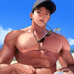 This is a pixiv picture whose title is 模写.