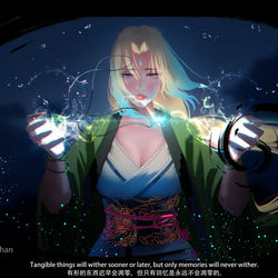 This is a pixiv picture whose title is 火影忍者——纲手.