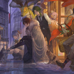 This is a pixiv picture whose title is 尘世行2.归宿.