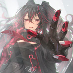 This is a pixiv picture whose title is ルシア 鴉羽.
