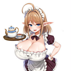 This is a pixiv picture whose title is 不思議の国のサキュバスコラボカフェ.